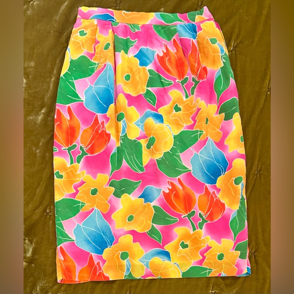 Vintage tropical skirt